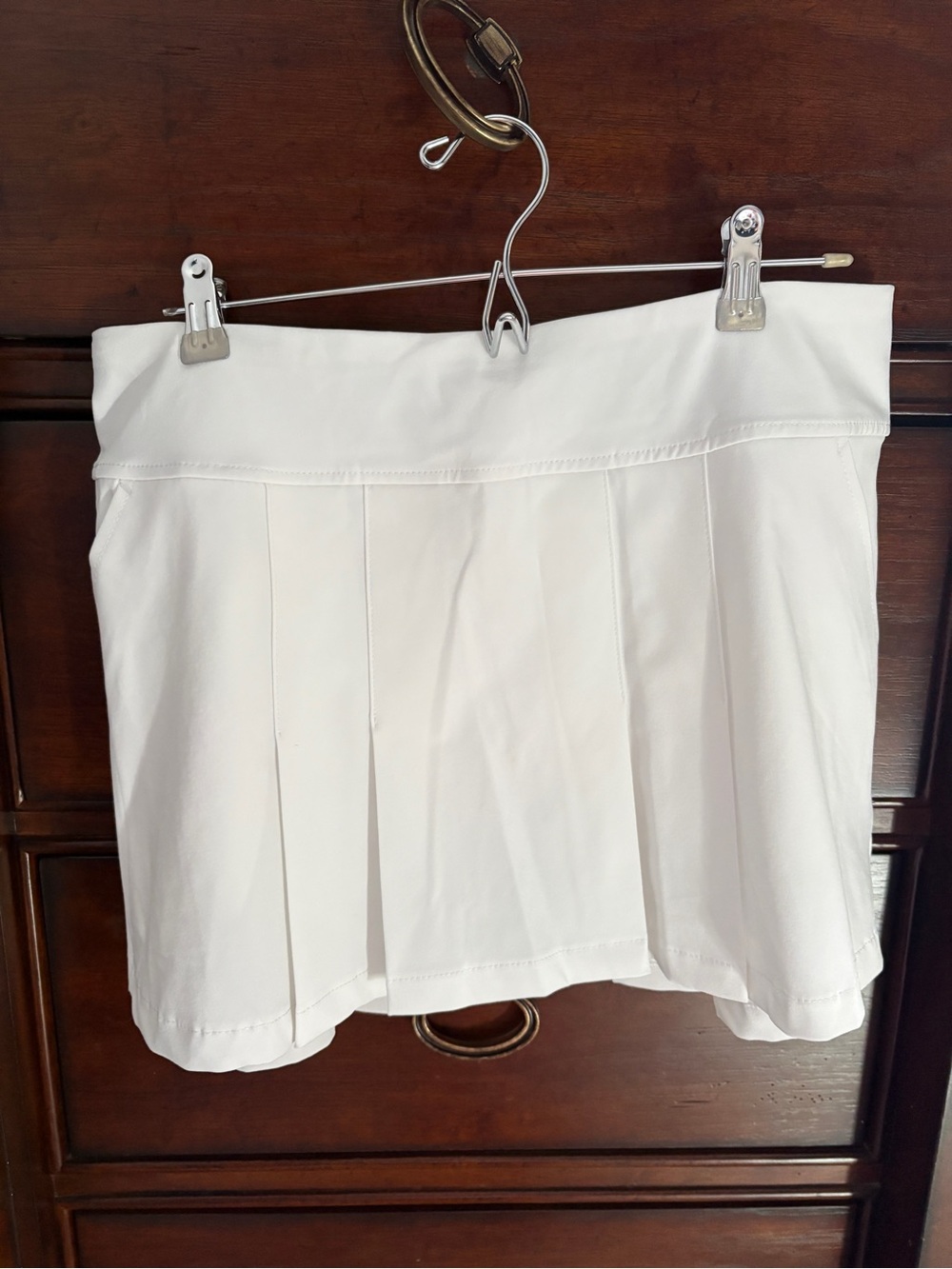 Lilly Pulitzer White Pleated Skater Skirt